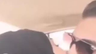 تونسية محجبة جميلة مع حبيبها في السيارة بوس ومص زبر جامد