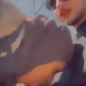 جميلة مغربية محجبة تمص زبر حبيبها في الحديقة