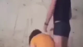 نيك خلفي بوضع الكلب لسوريا في مكان مهجور